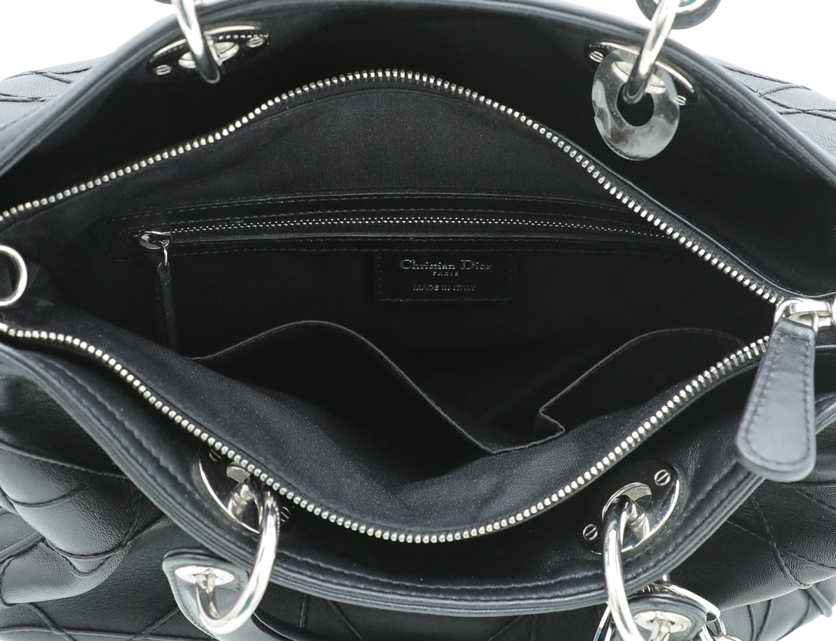 Christian Dior Black Granville Polochon Bag