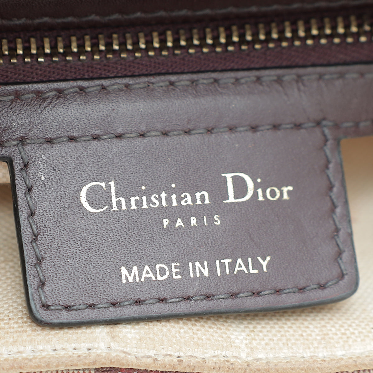 Christian Dior Burgundy Oblique Saddle Medium Bag