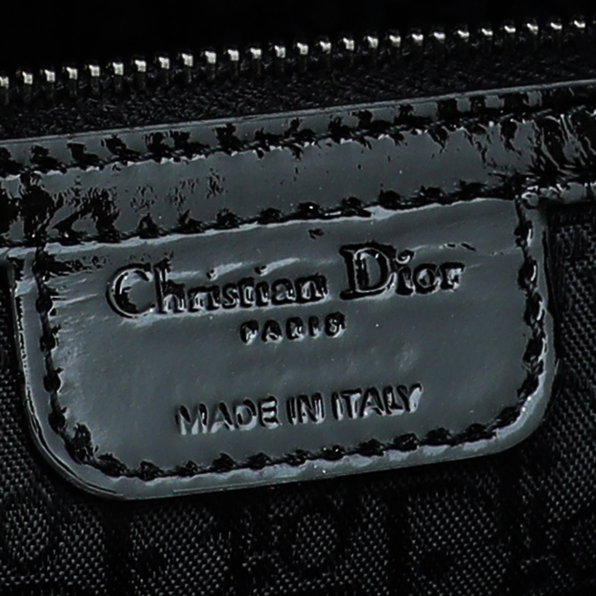 Christian Dior Black Lady Dior Large Bag