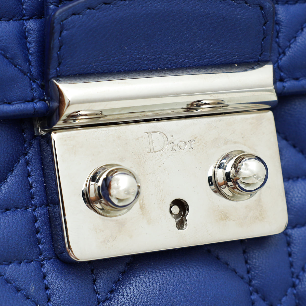 Christian Dior Sapphire Blue Miss Dior Medium Shoulder Bag