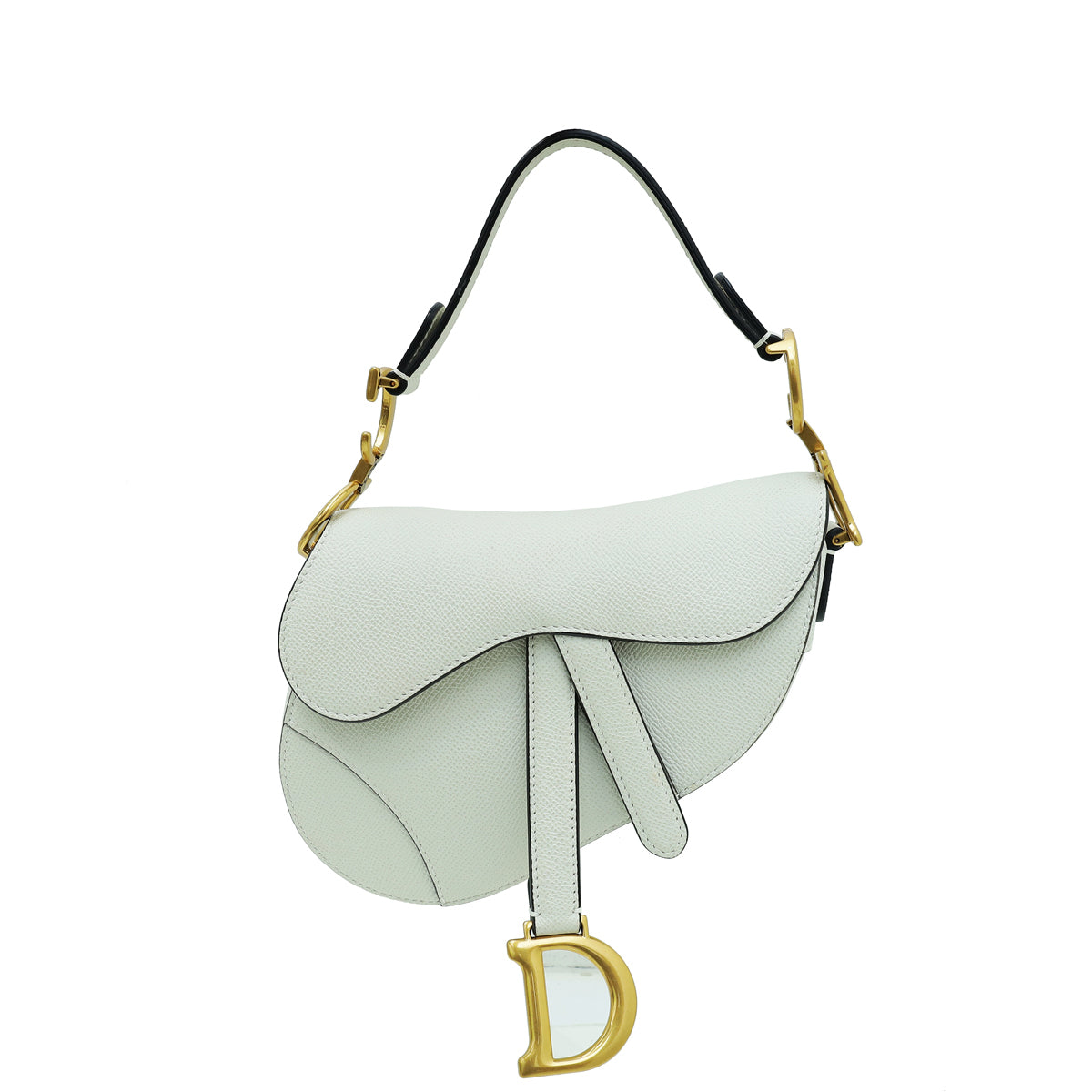 Christian Dior Bicolor Saddle Mini Bag