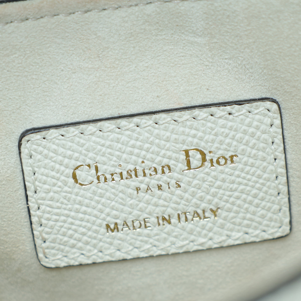 Christian Dior Bicolor Saddle Mini Bag