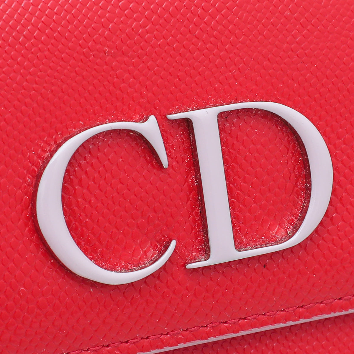 Christian Dior Red Mania Rendez-Vous Chain Wallet