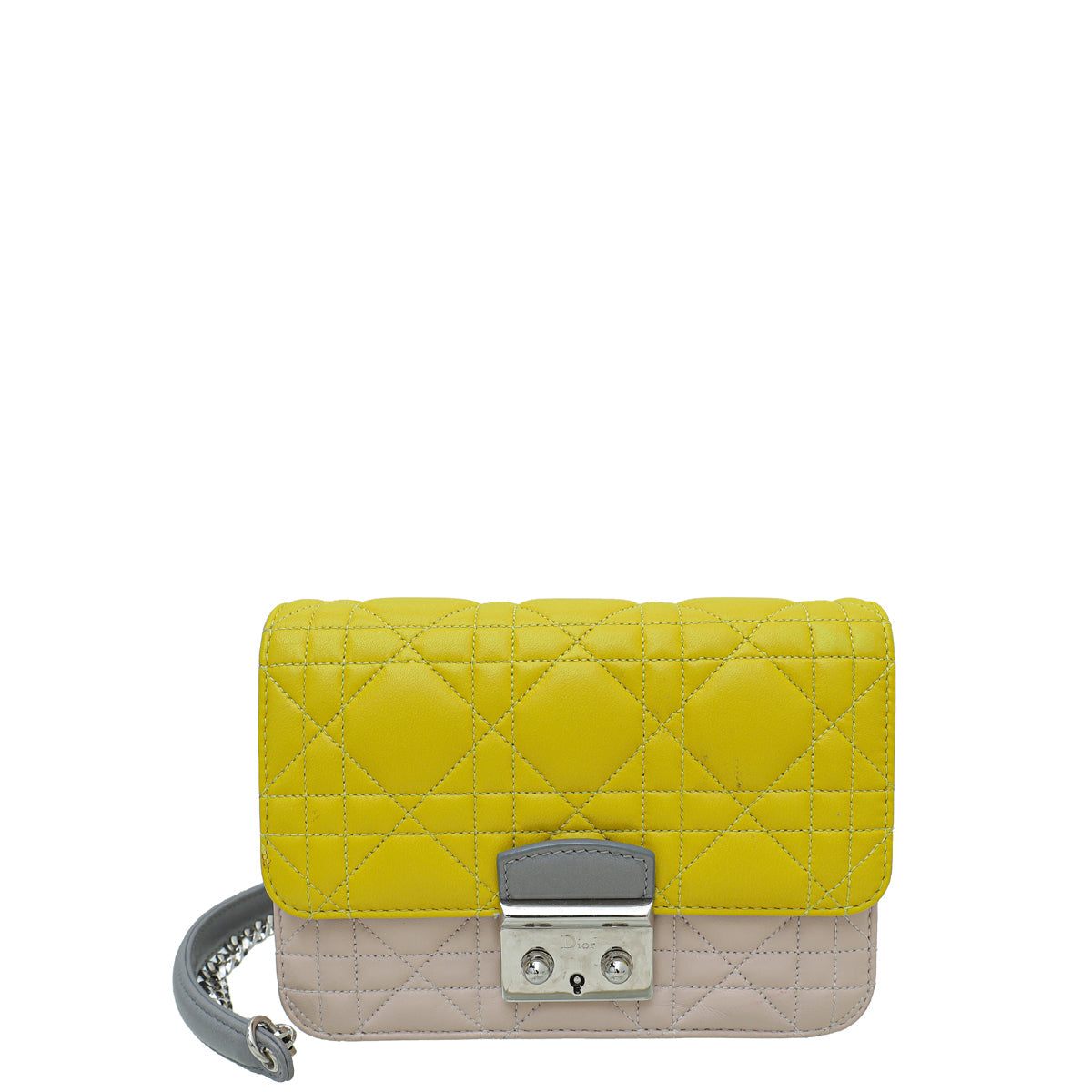 Christian Dior Tricolor Miss Dior Chain Pouch