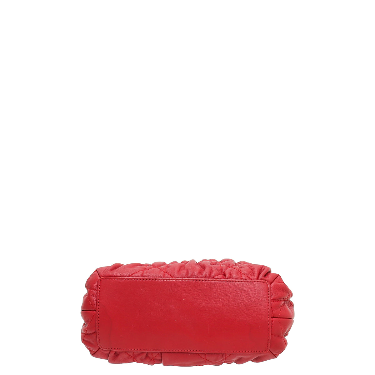 Christian Dior Red Gaufre Cannage Delices Mini Bag