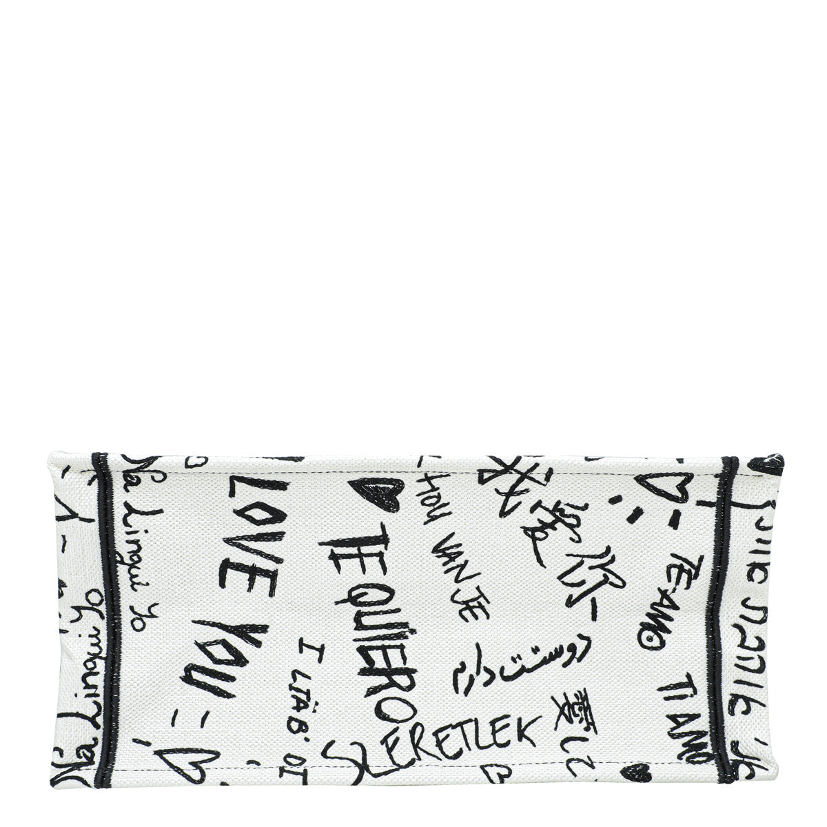 Christian Dior Multicolor Book Tote Dioramour Graffiti Medium Bag