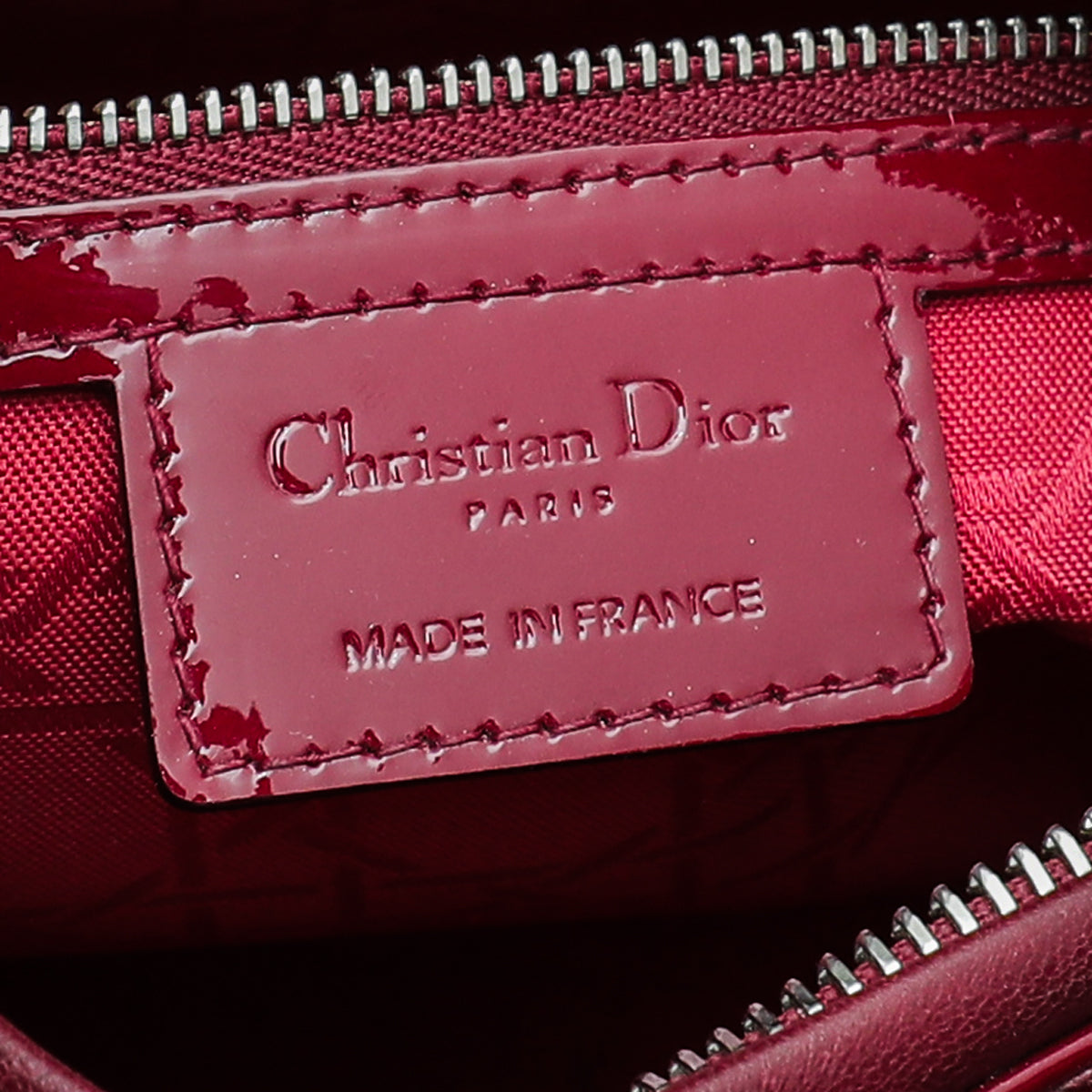 Christian Dior Cerise Lady Dior Medium Bag