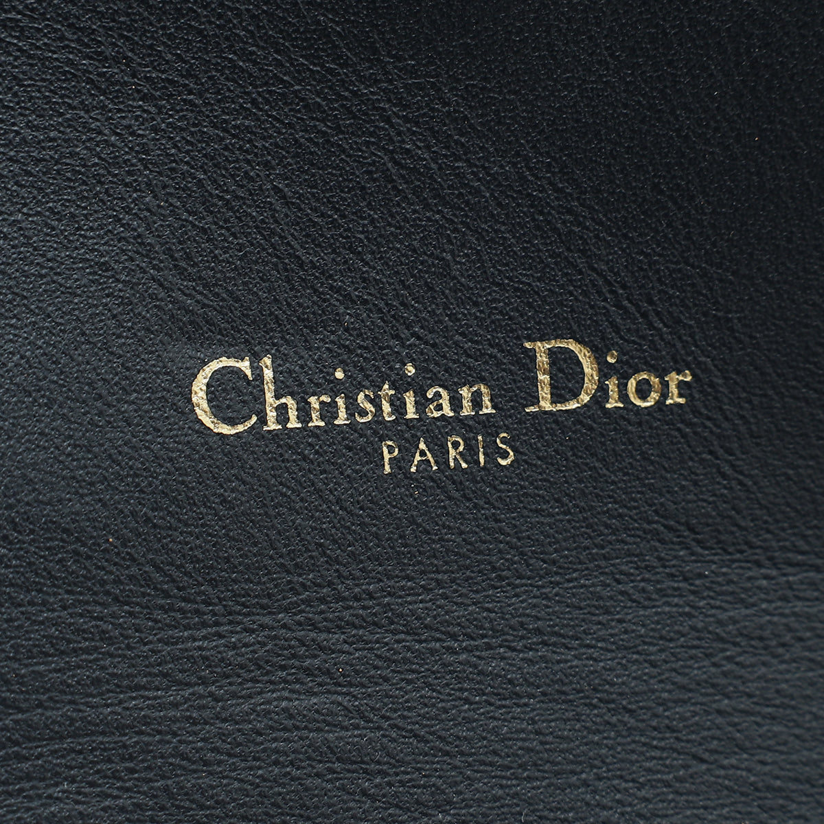 Christian Dior Navy Blue Saddle Oblique Chain Wallet