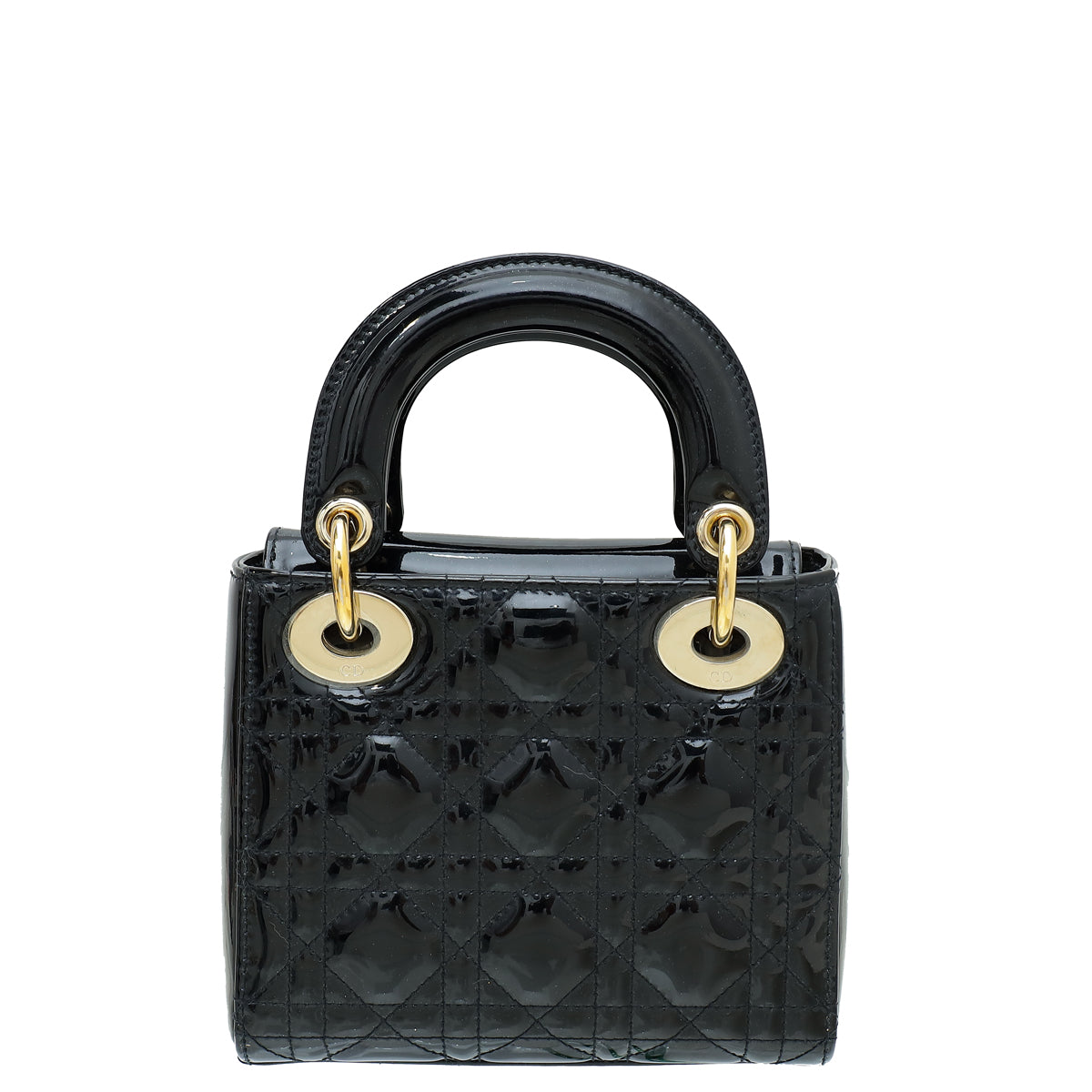 Christian Dior Black Lady Dior Mini Chain Bag