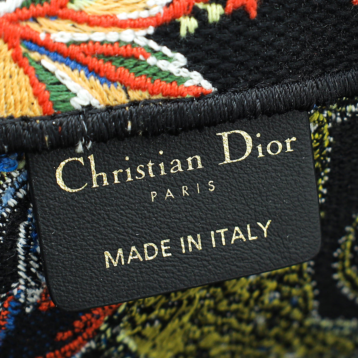 Christian Dior Multicolor Zodiac Fantastico Embroidered Medium Book Tote Bag