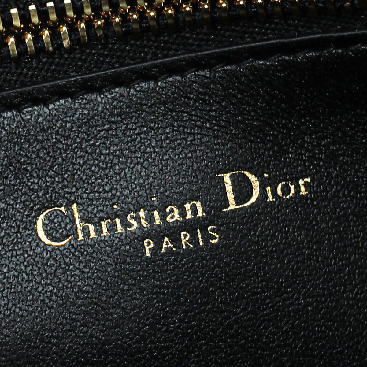 Christian Dior Black Caro Double Pouch Bag