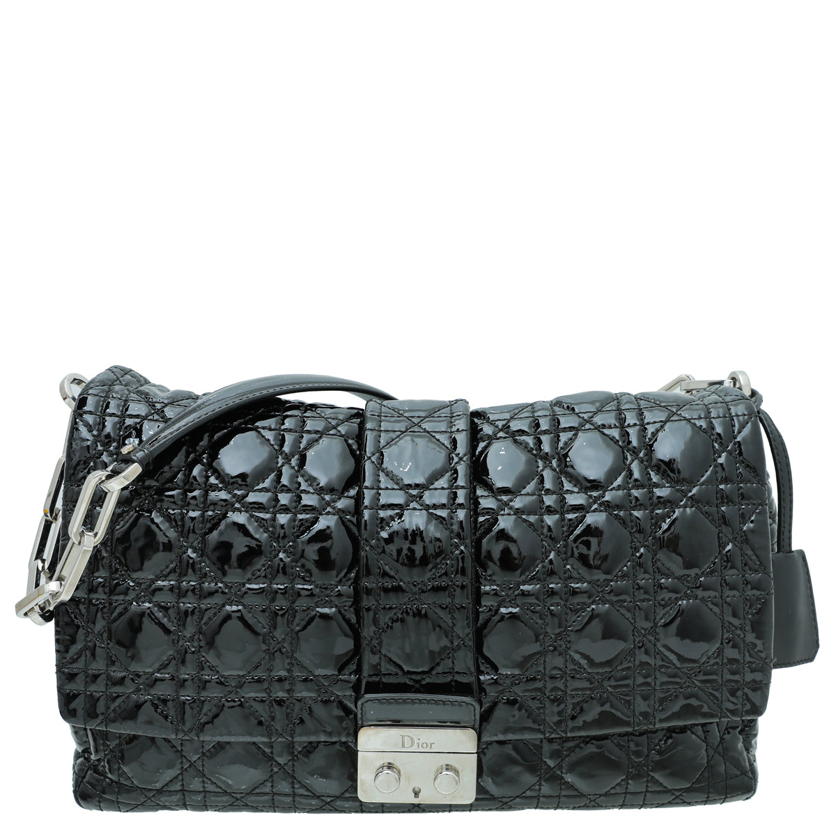 Christian Dior Black New Lock Flap Bag