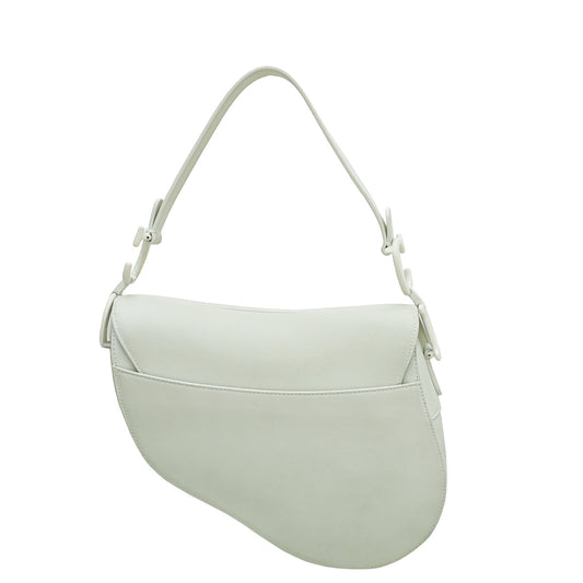 Christian Dior Latte Ultramatte Saddle Medium Bag