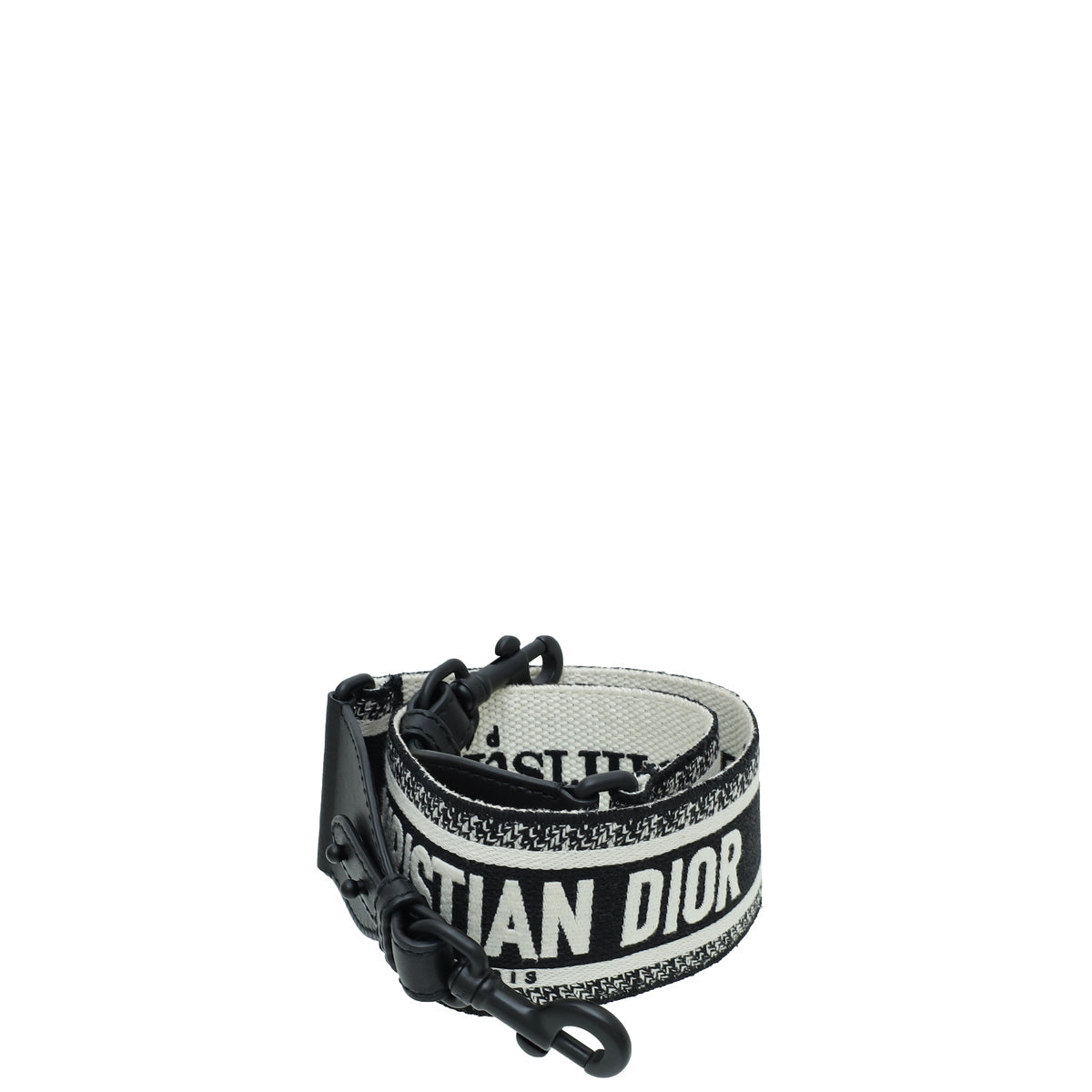 Christian Dior Bicolor Ultramatte CHRISTIAN DIOR' Embroidery Bag Strap