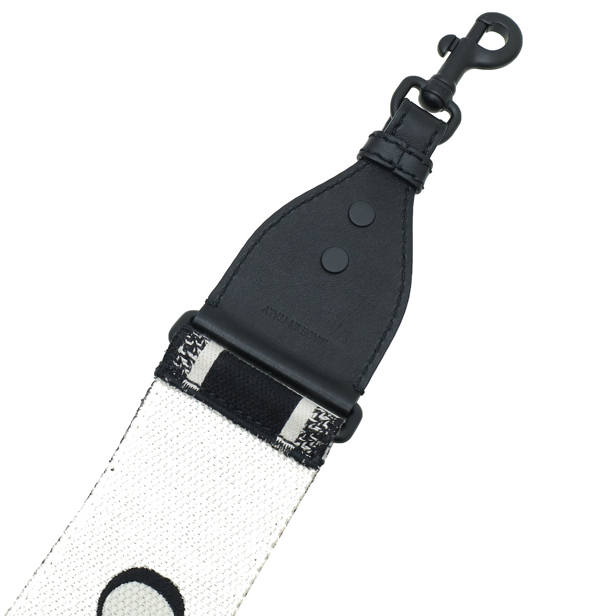 Christian Dior Bicolor Ultramatte CHRISTIAN DIOR' Embroidery Bag Strap