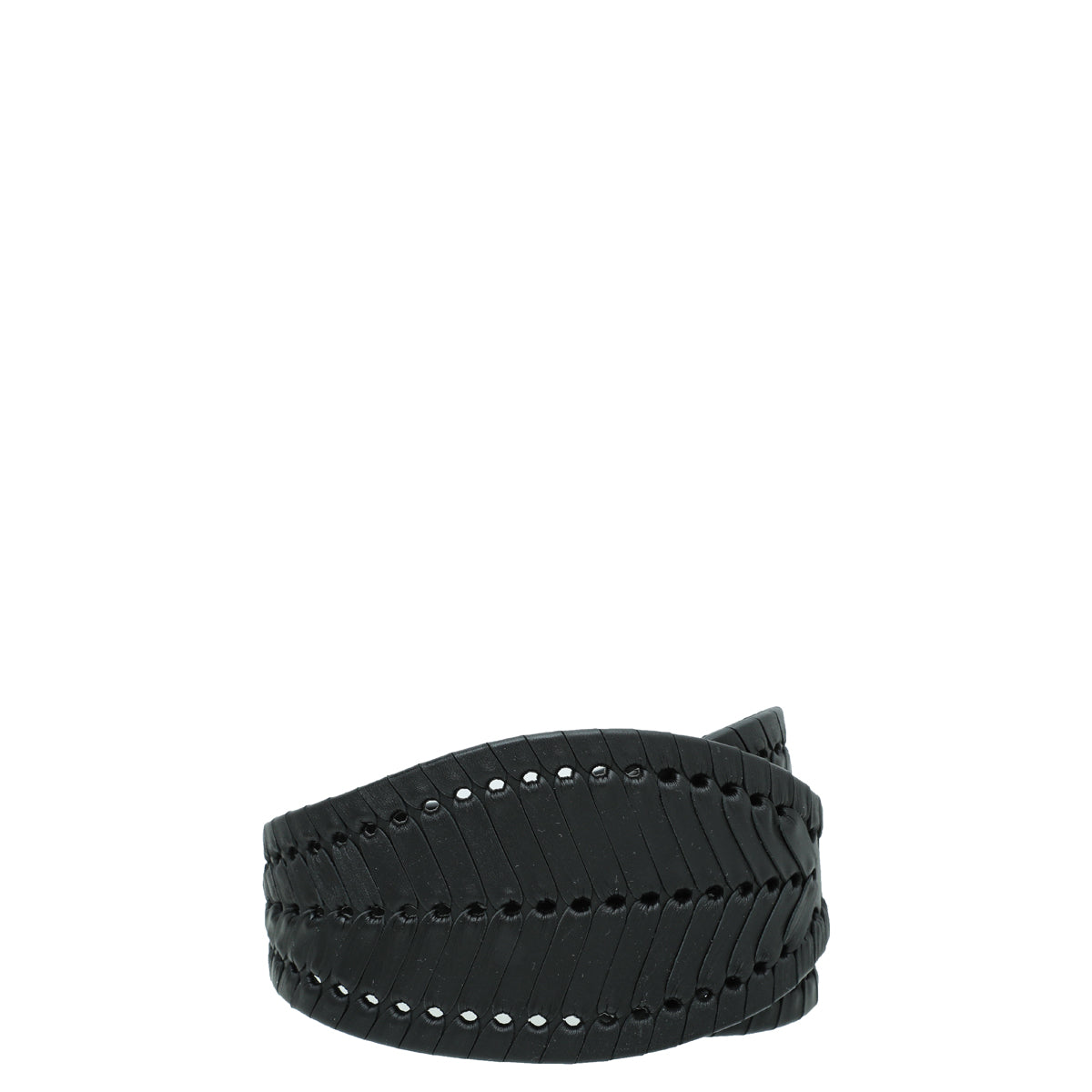 Christian Dior Black Braided 30 Montaigne Belt