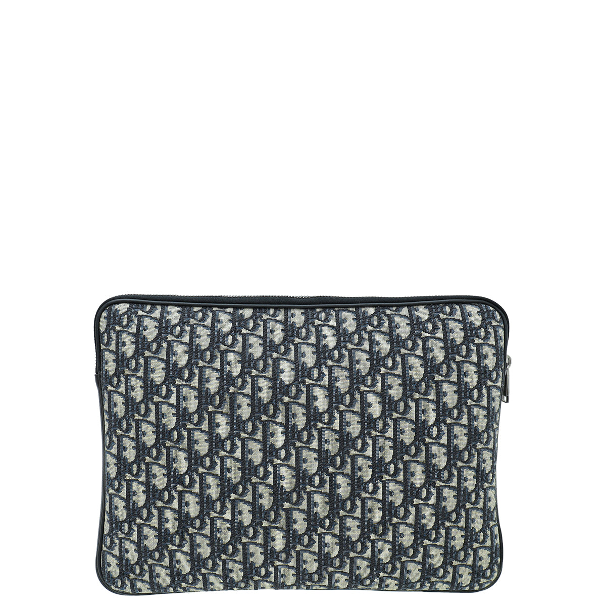 Christian Dior Navy Blue Oblique Laptop Case