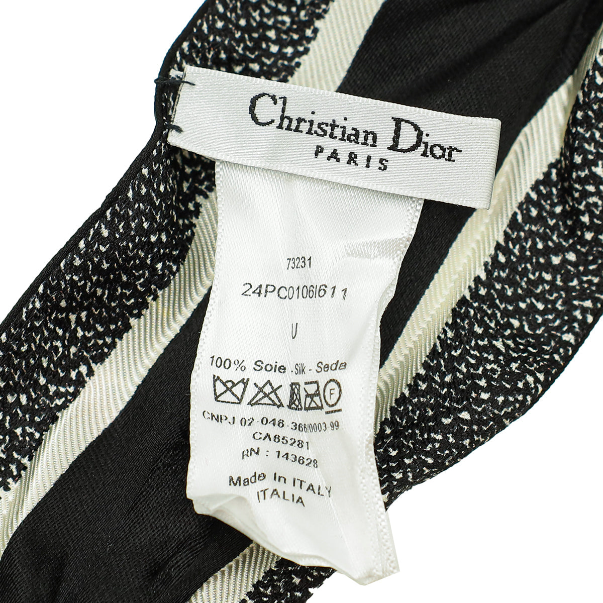 Christian Dior Black Multicolor Pixel Zodiac Mitzah Twilly