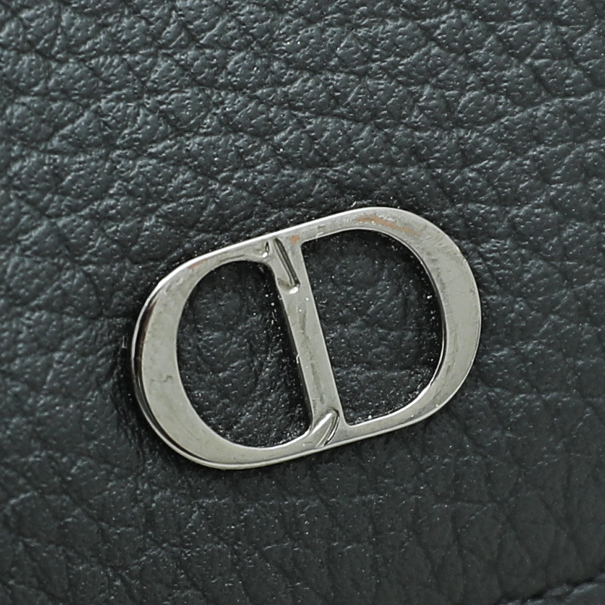 Christian Dior Black CD Bifold Card Holder