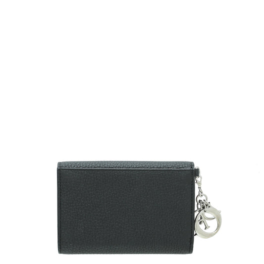 Christian Dior Black Diorissimo Small Wallet