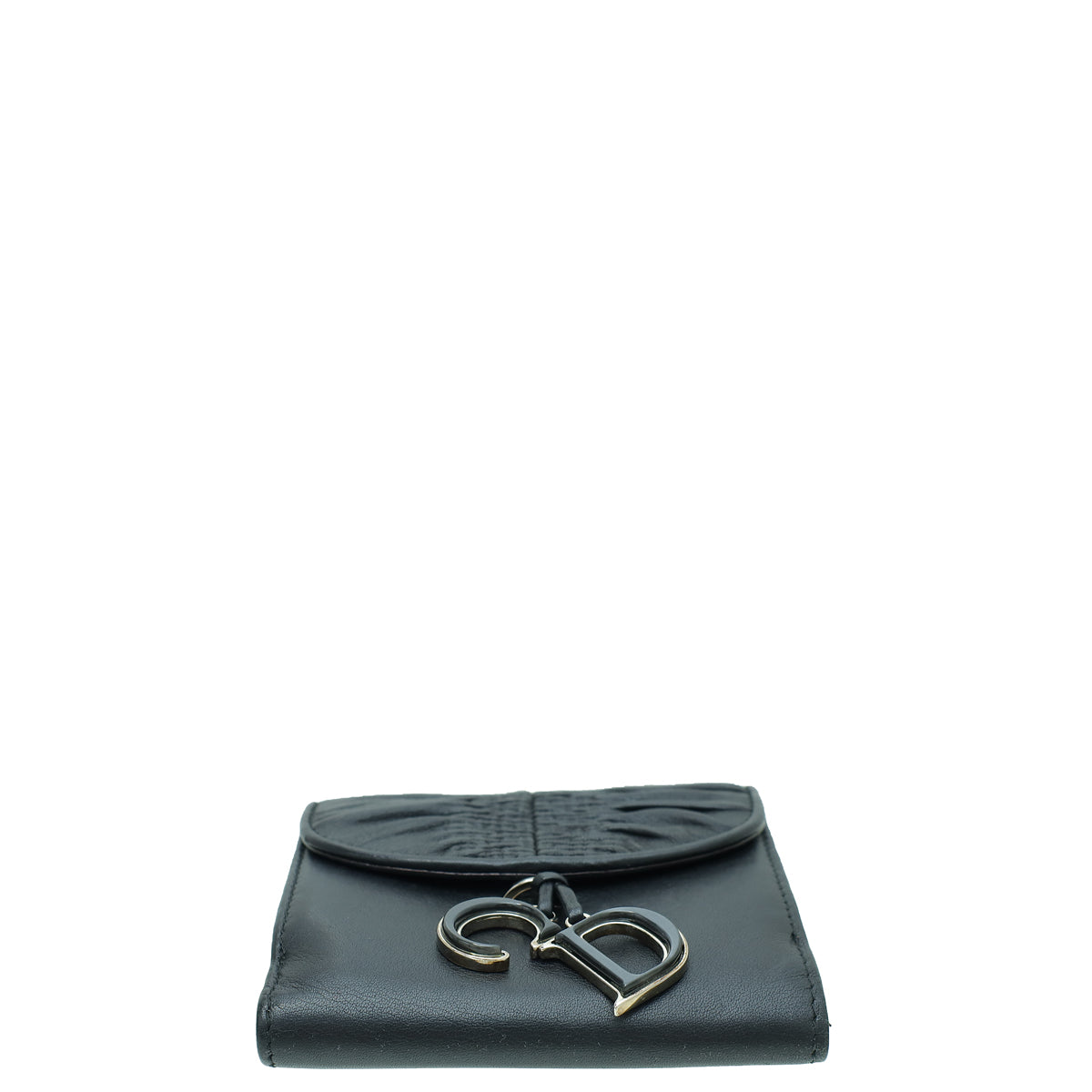 Christian Dior Black Karenina French Wallet