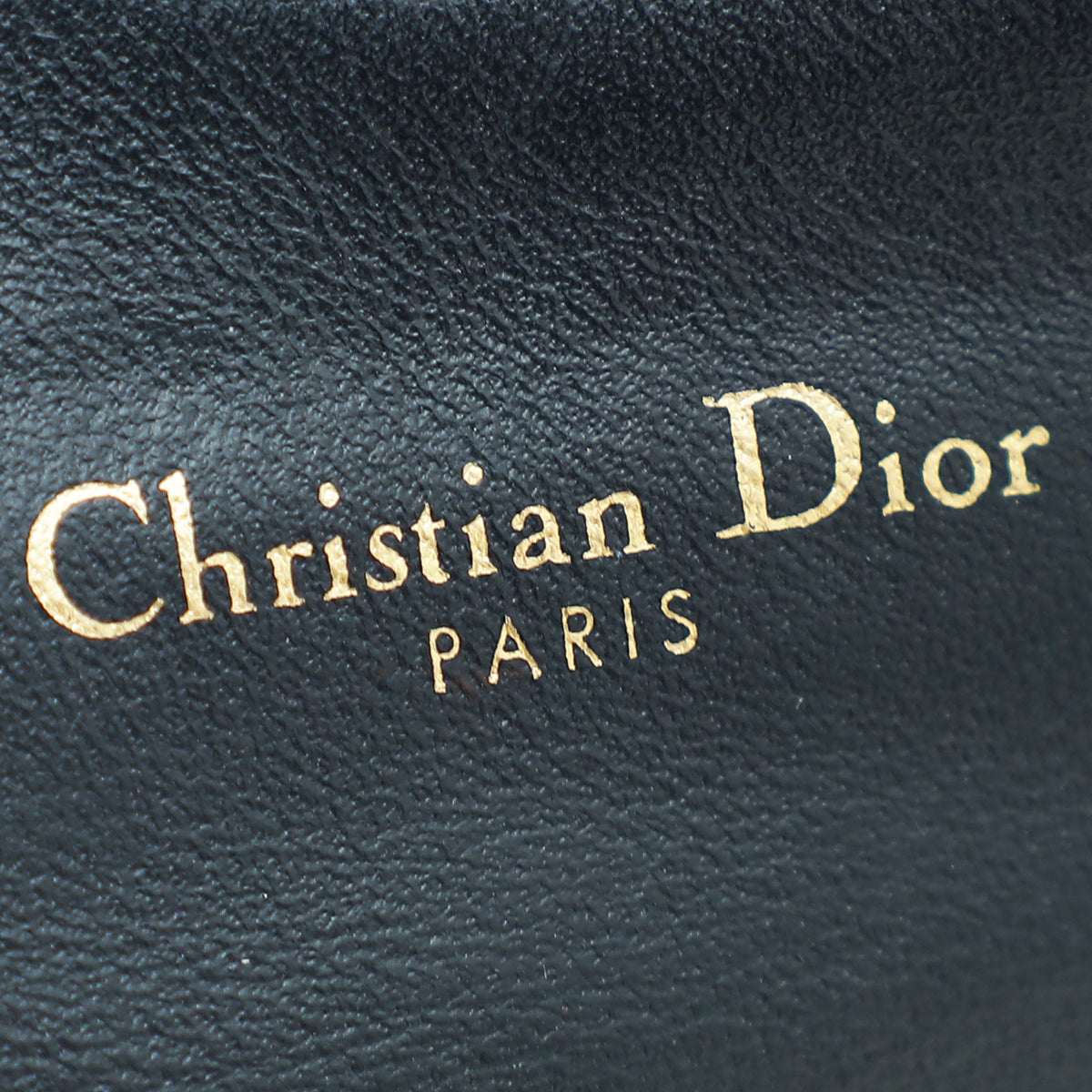 Christian Dior Navy Blue Oblique Saddle Flap Card Holder