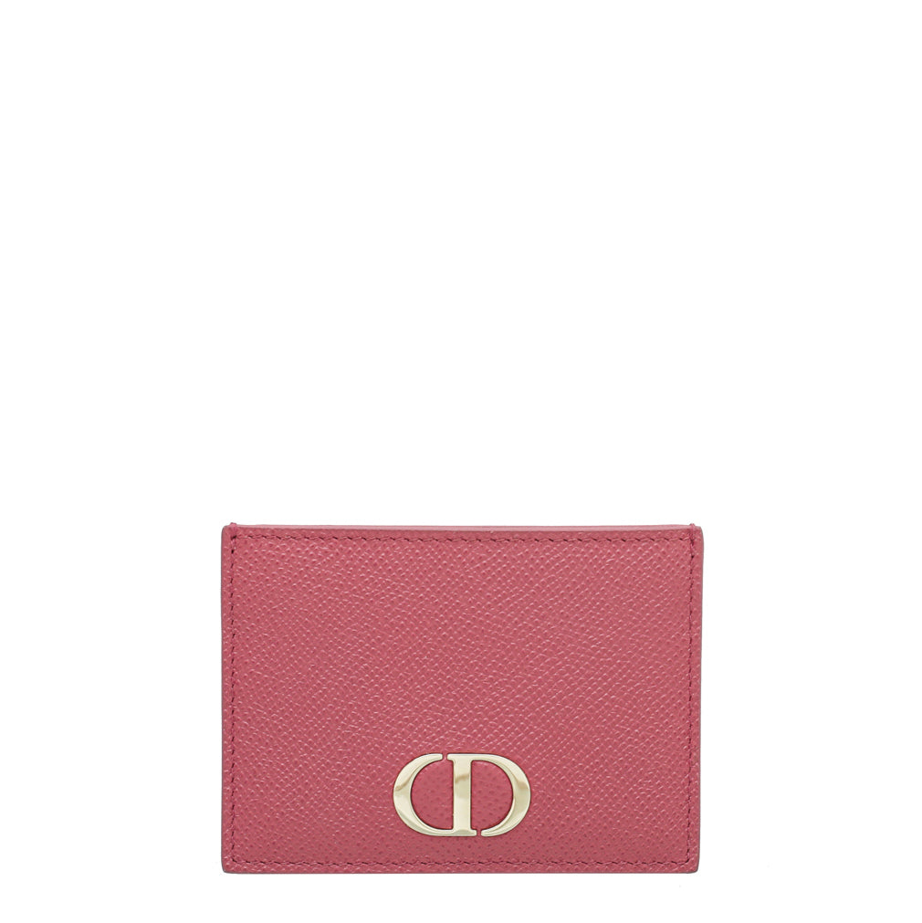 Christian Dior Pink 30 Montaigne Card Holder