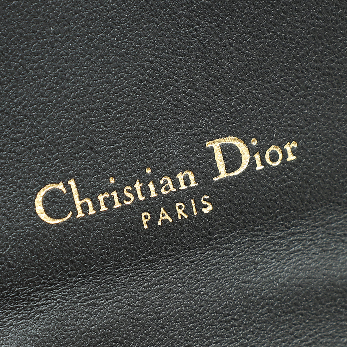 Christian Dior Black Saddle Lotus Wallet