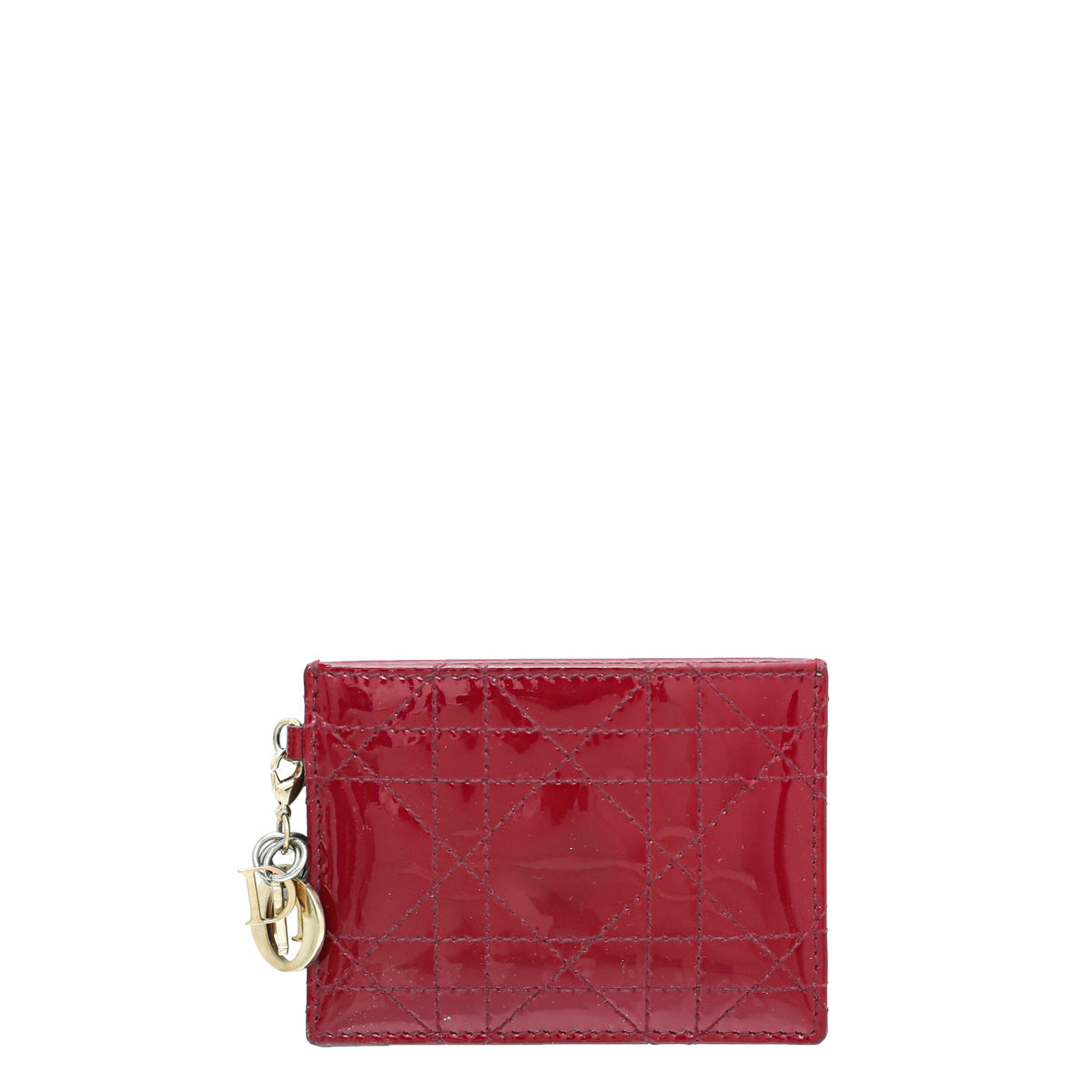 Christian Dior Cherry Lady Dior Card Holder