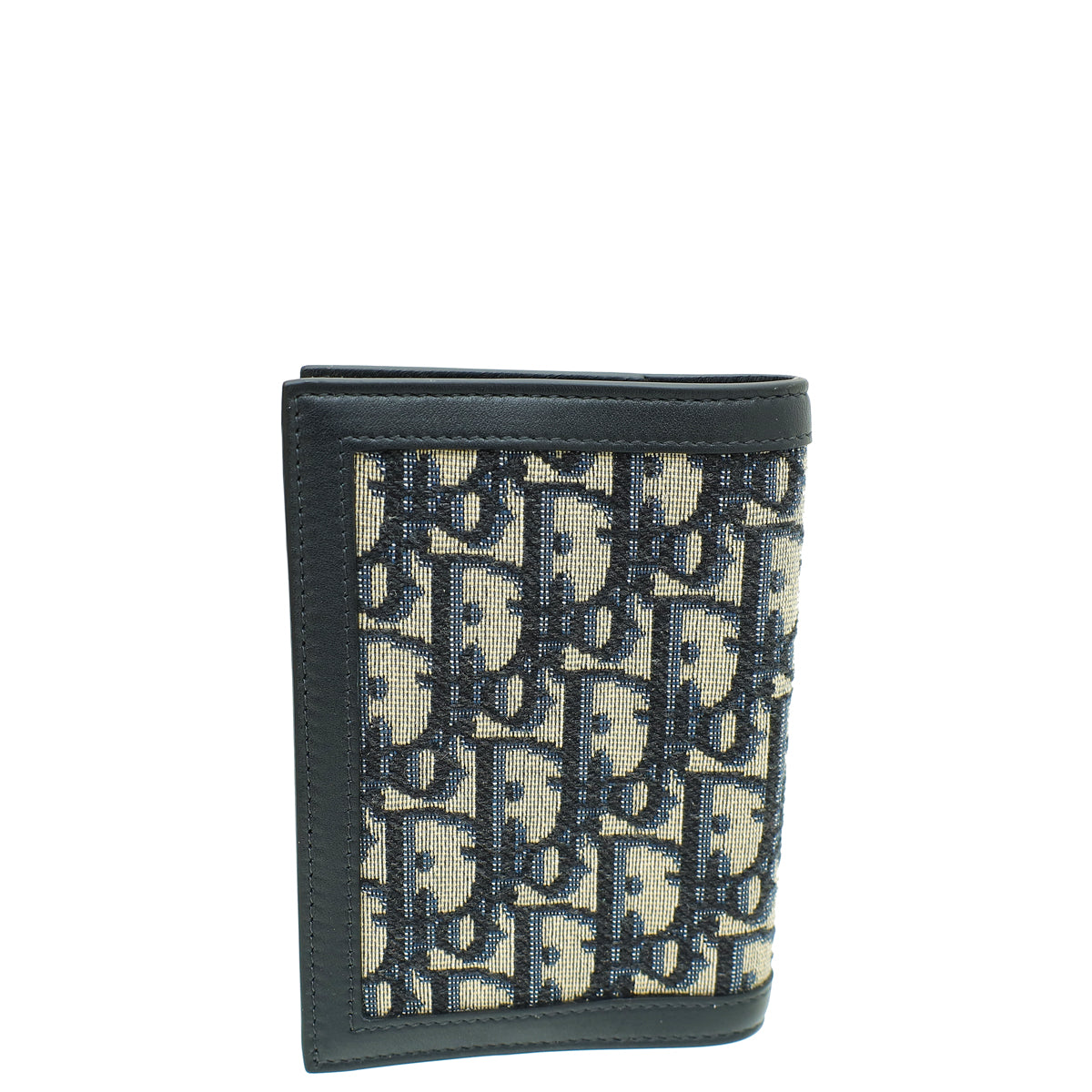 Christian Dior Navy Blue Oblique Passport Cover