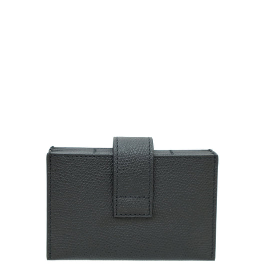 Christian Dior Black 30 Montaigne 5 Gusset Card Holder