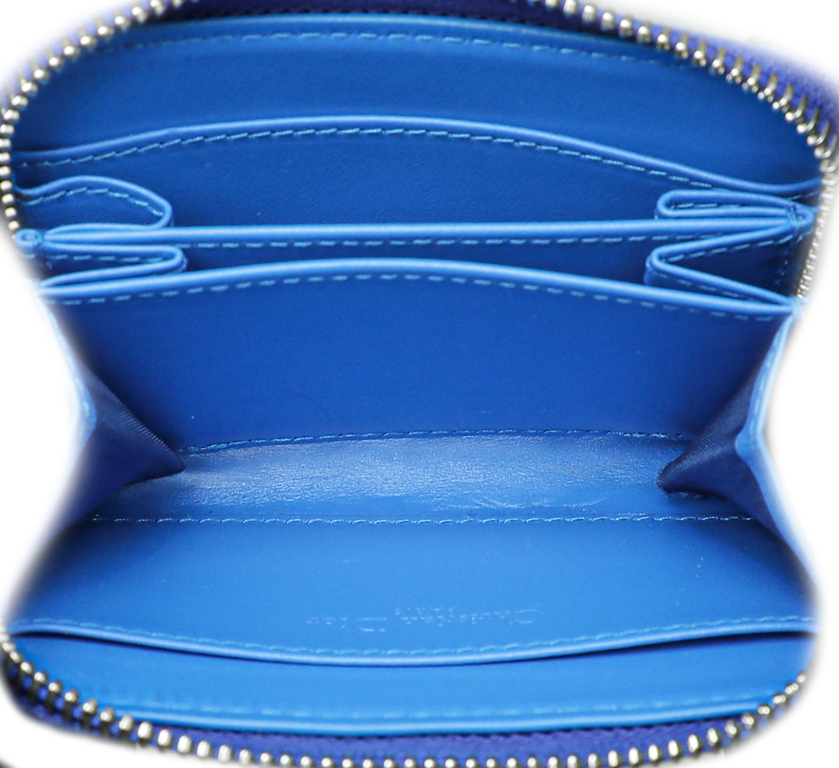 Christian Dior Fluorescent Blue DiorTravel Detachable Card Holder