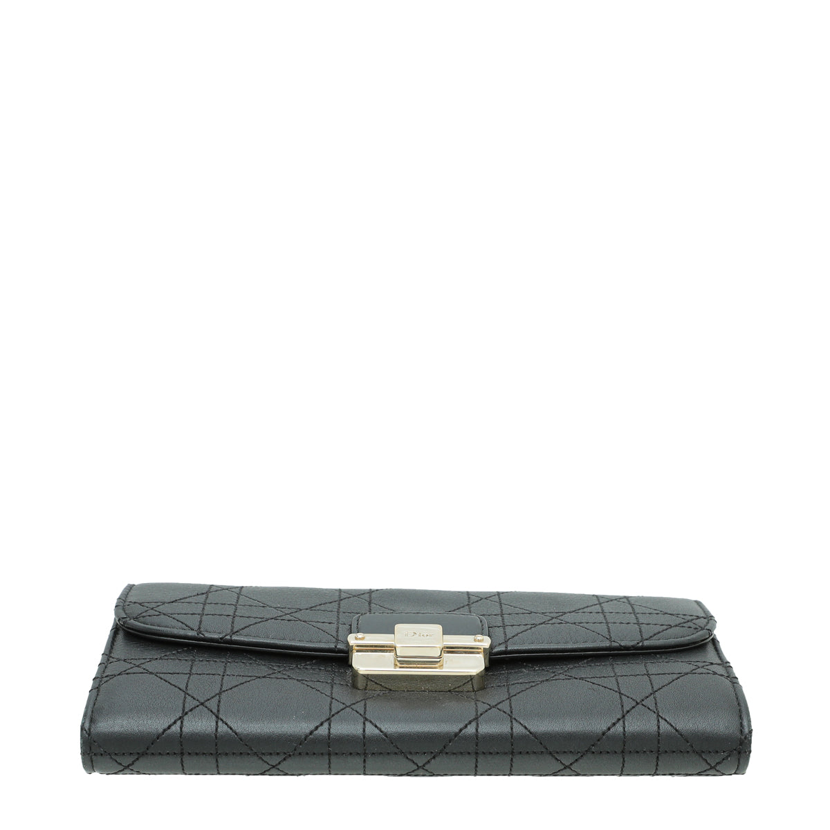 Christian Dior Black Diorling Chain Wallet