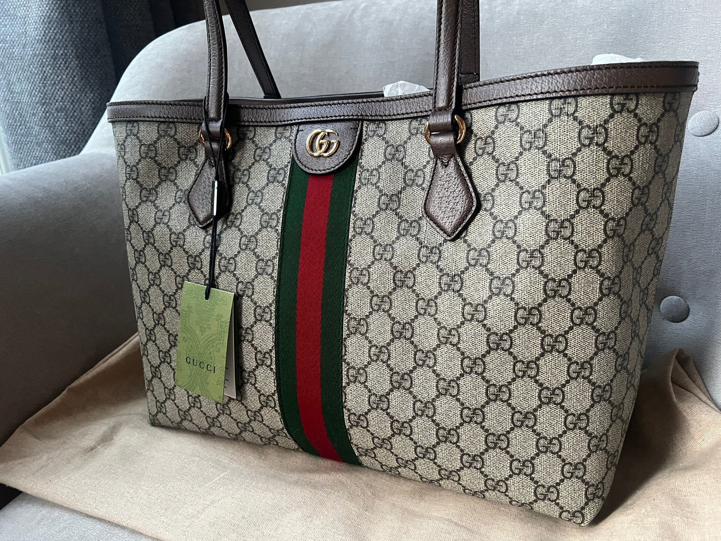 Gucci Ophidia GG Supreme Medium Tote (RRP £1310)