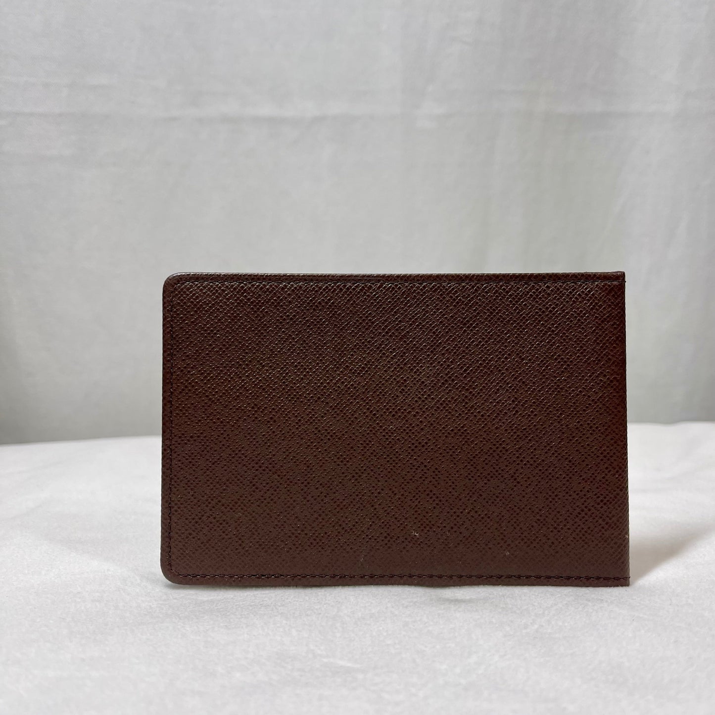 TS3695 LOUIS VUITTON Brown Taiga Men's Wallet Set