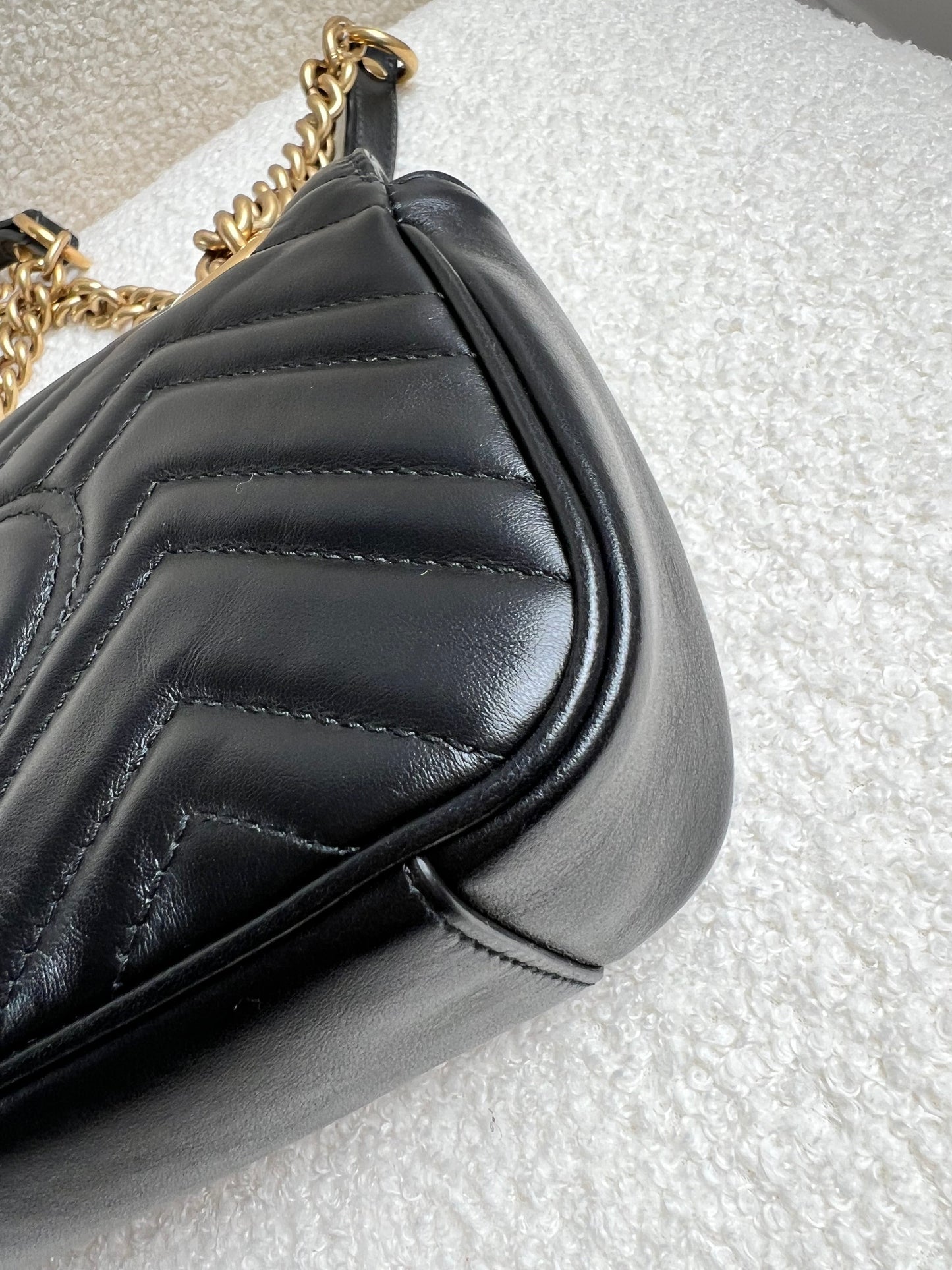 Gucci GG Black Marmont Mini Shoulder Bag (RRP £1,700)