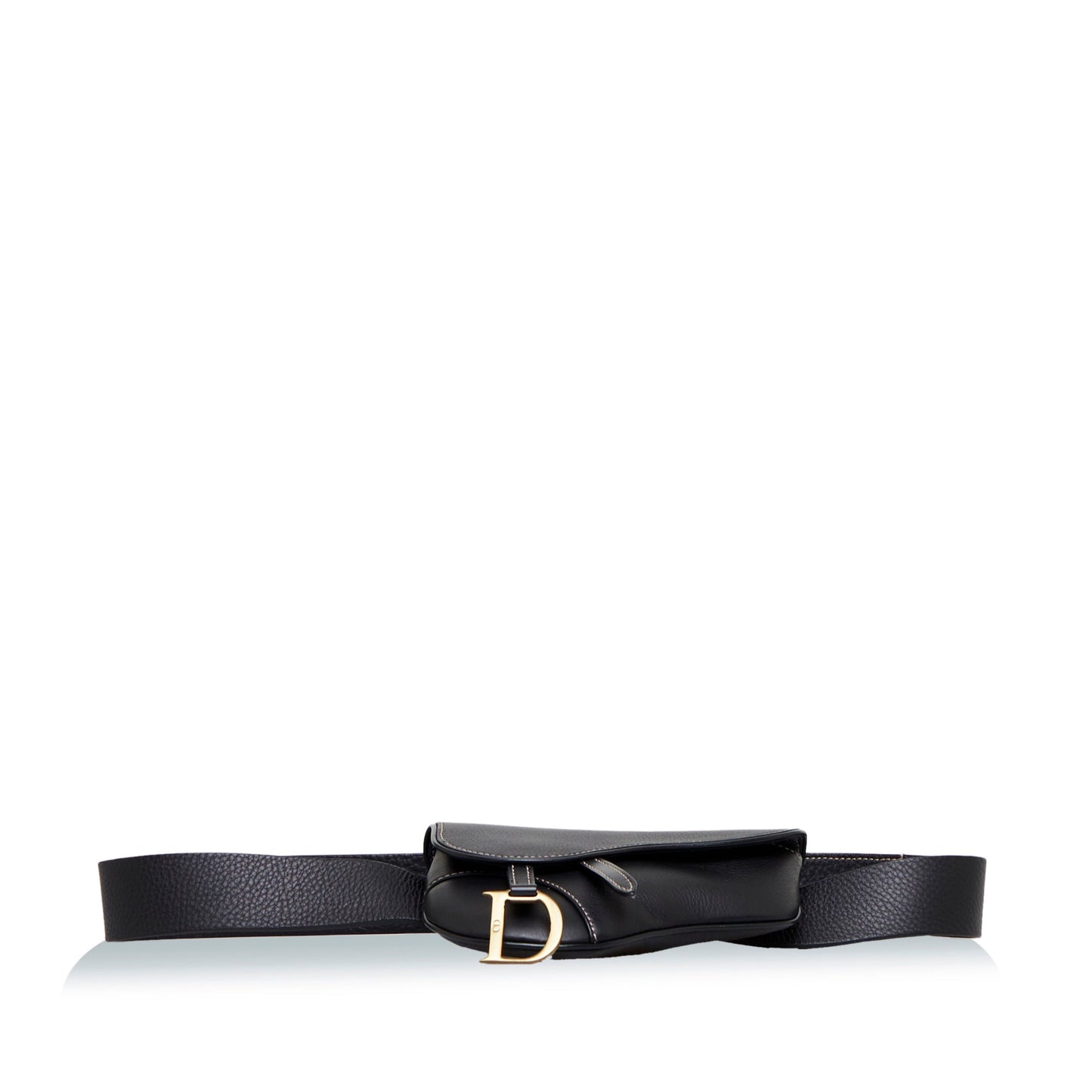 Dior Saddle Belt Bag Black Calfskin