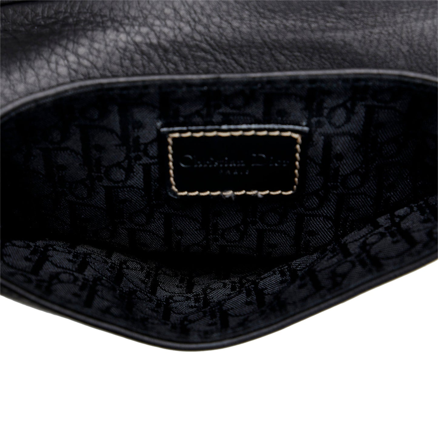 Dior Saddle Belt Bag Black Calfskin