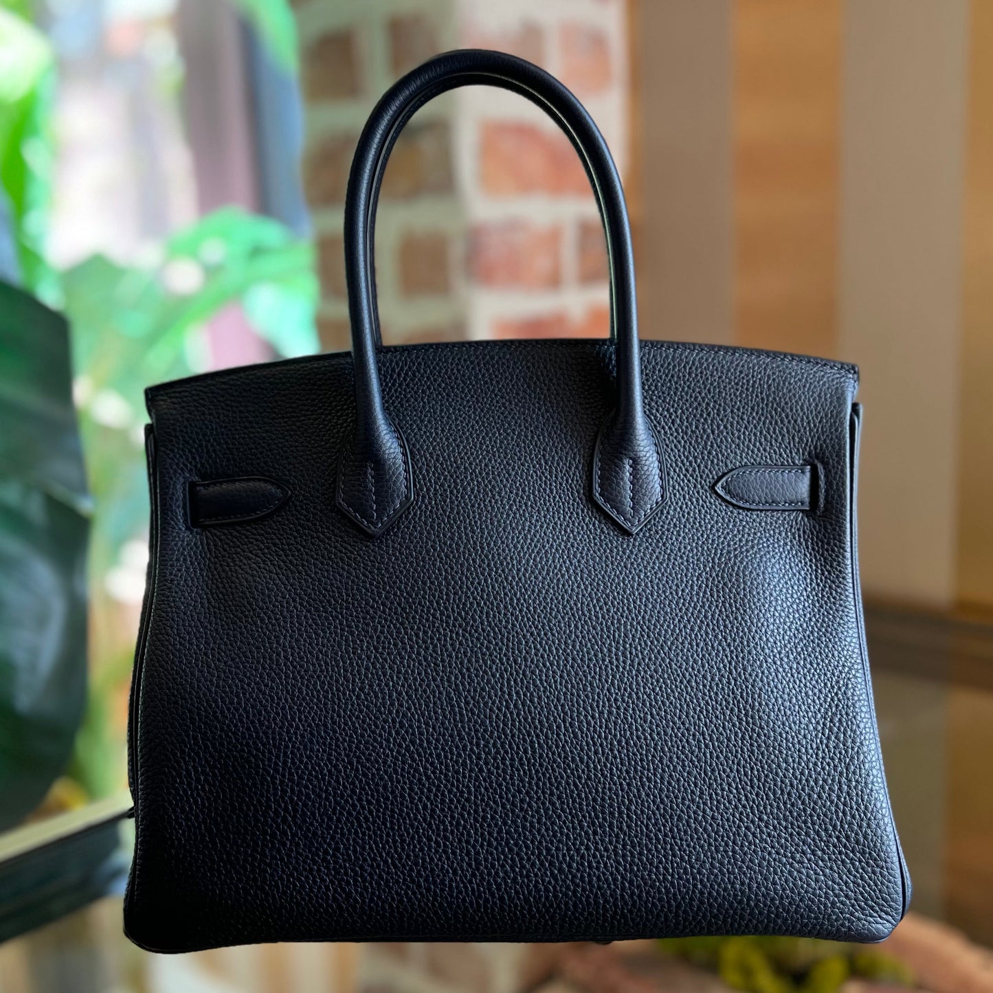 HERMES Birkin 30 Bleu Saphir Clemence