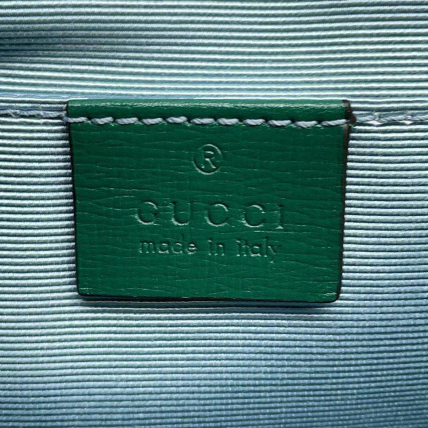 Gucci Horsebit 1955 Chain Bag Green Raffia