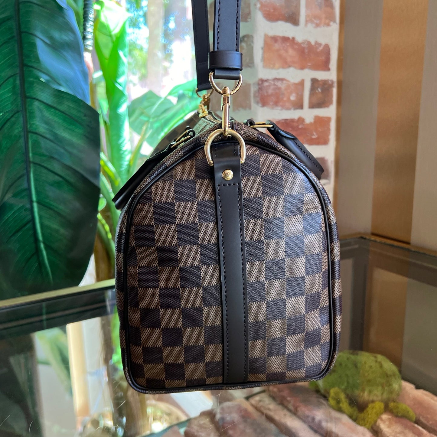 LOUIS VUITTON  Damier Ebene Speedy Bandouliere 30