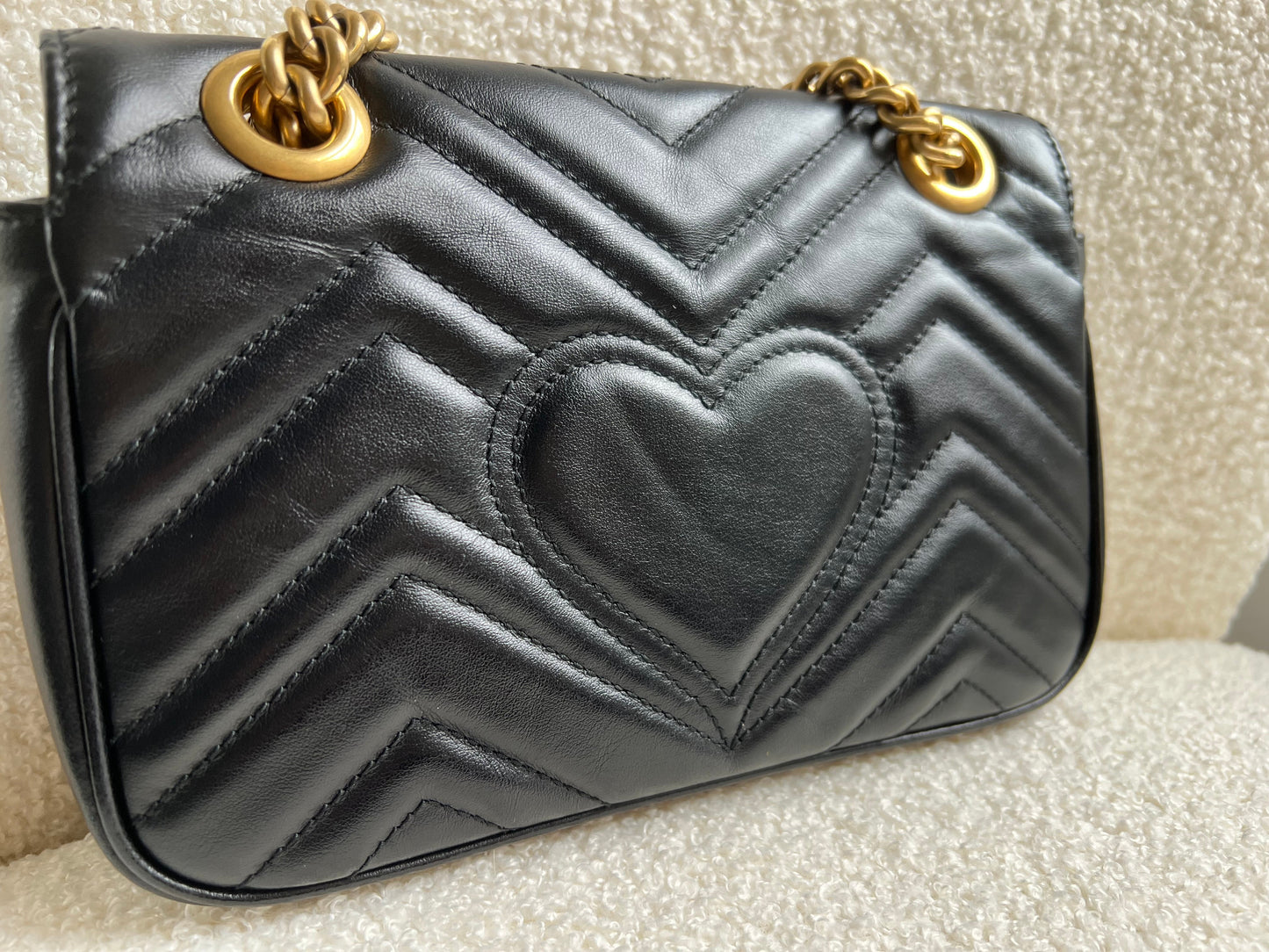 Gucci GG Black Marmont Mini Shoulder Bag (RRP £1,700)