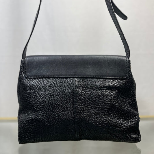 SEE BY CHLOE Black Leather Flap Shoulder Bag