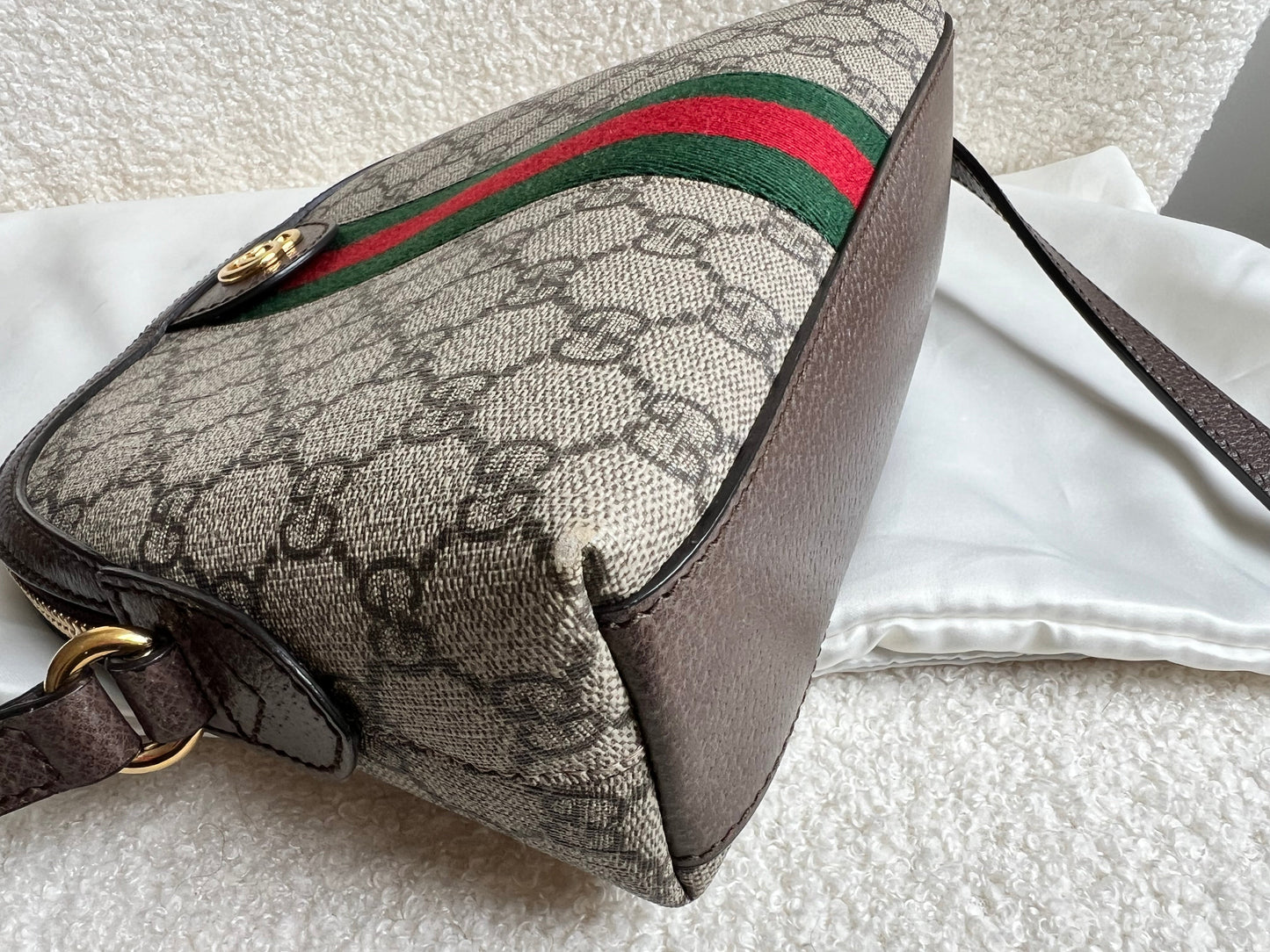 Gucci Ophidia GG Supreme Rounded Top Shoulder Bag (RRP £1,340)