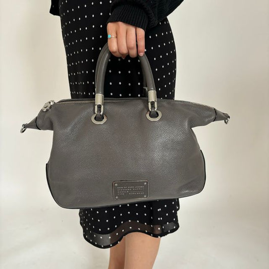 Marc By Marc Jacobs Grey Leather Too Hot To Handle NM