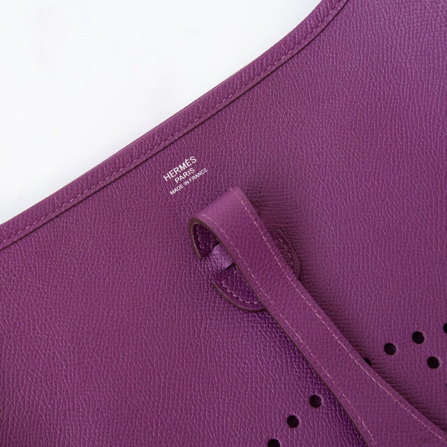 Hermes Purple Evelyne 29 Bag