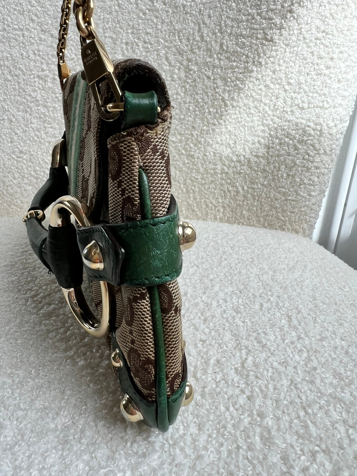 Gucci GG Horsebit Chain Shoulder Bag Vintage