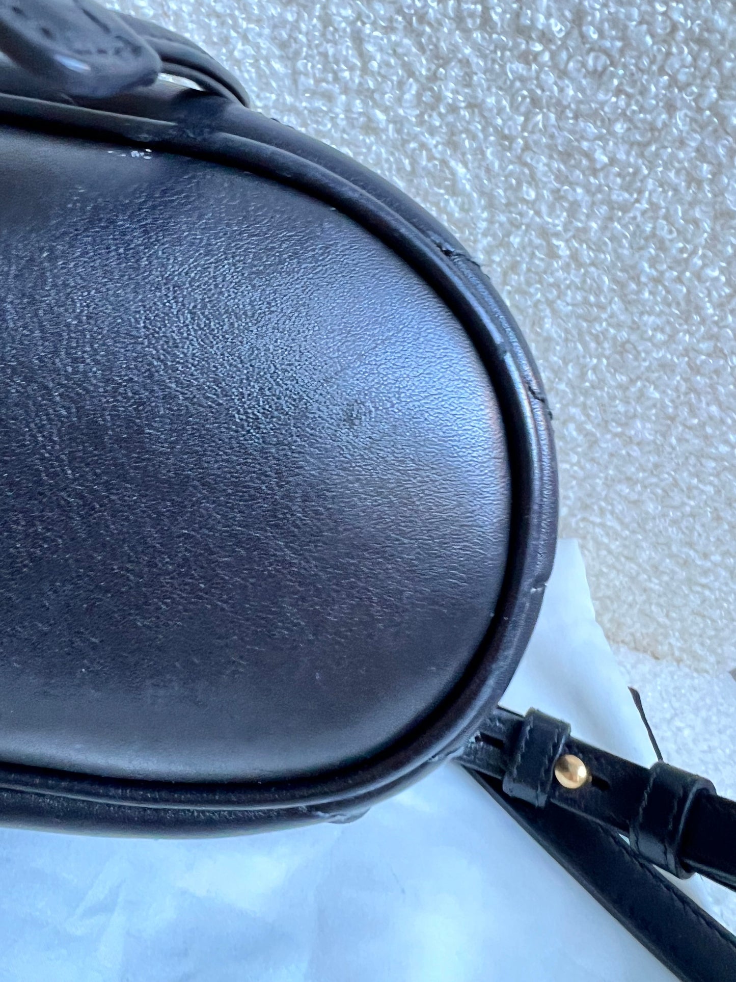 Gucci GG Black Mini Marmont Backpack