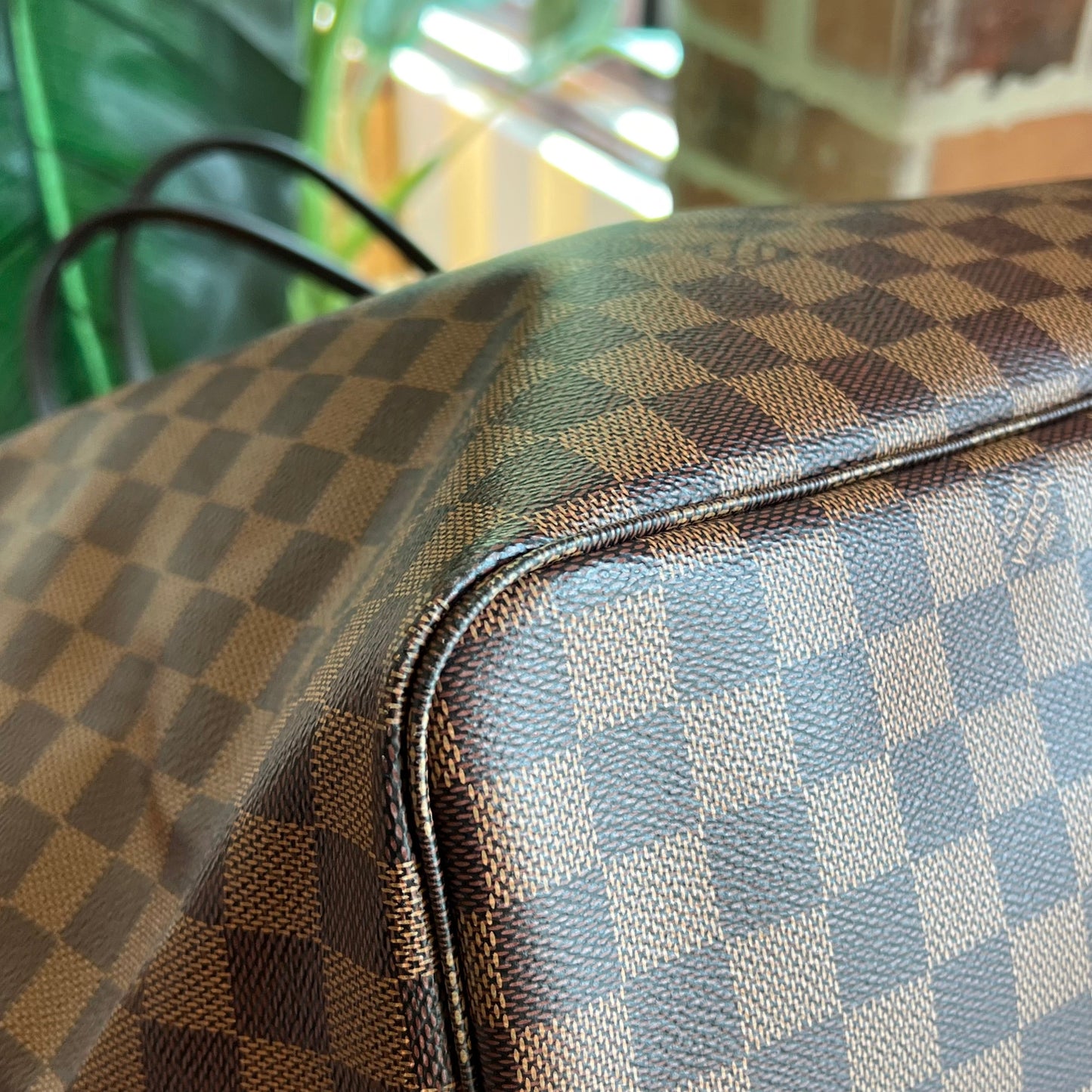 LOUIS VUITTON Neverfull GM Damier Ebene Tote Bag