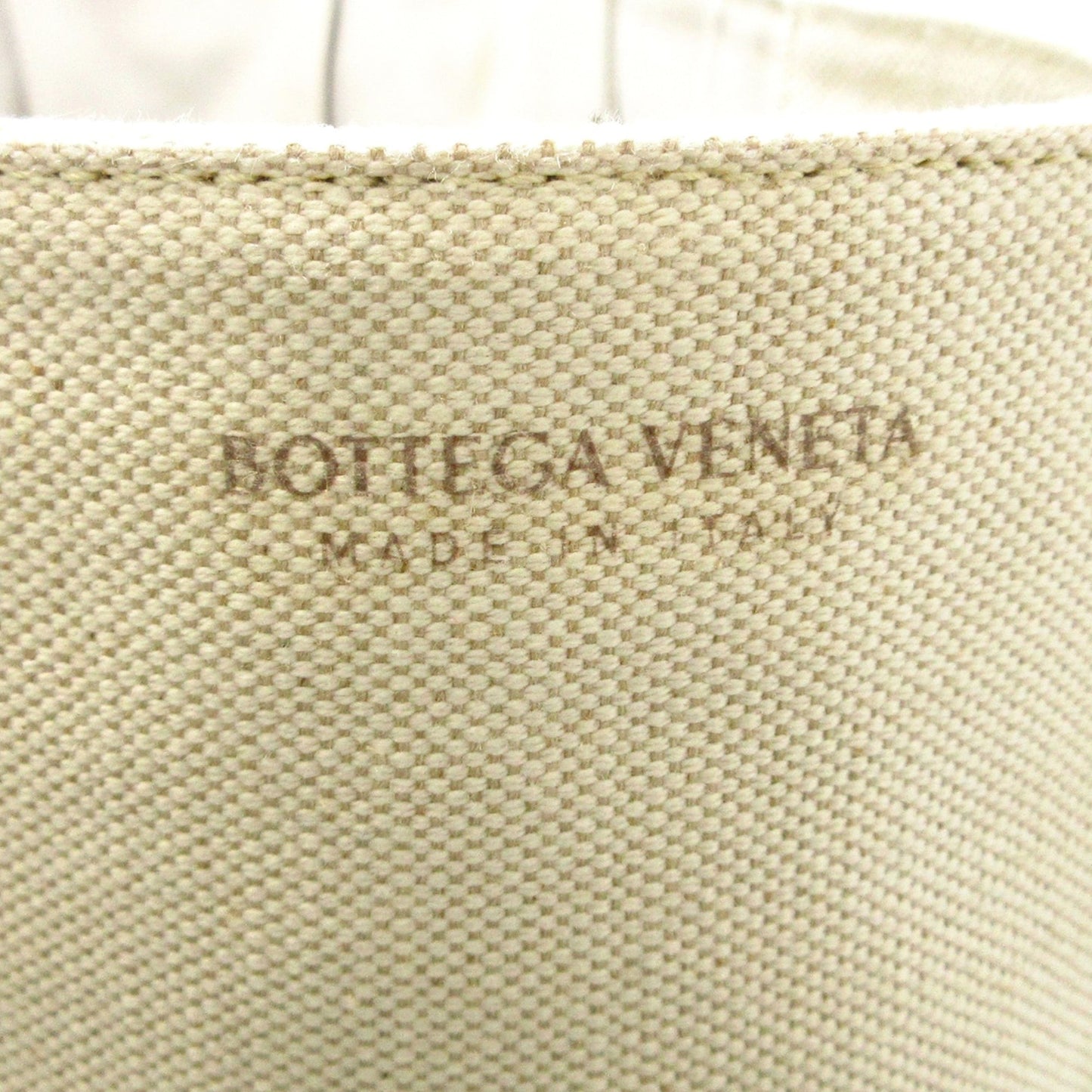 White Bottega Veneta Maxi Canvas Intrecciato Arco Tote